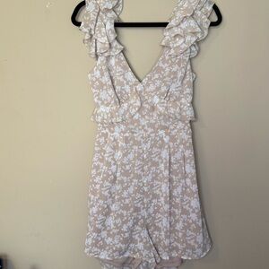 NWT Mi Ami Short Dress Kadena Francesca's Floral skort 1 piece shorts medium